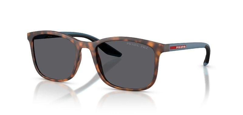 Prada Linea Rossa Quadratisch Sonnenbrillen 0PS A08S Havana für Herren