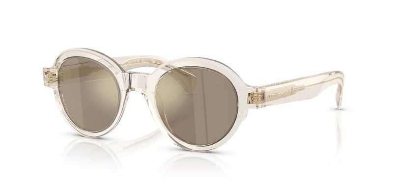 Moncler Round Sunglasses 0ME6003 Yellow for Unisex
