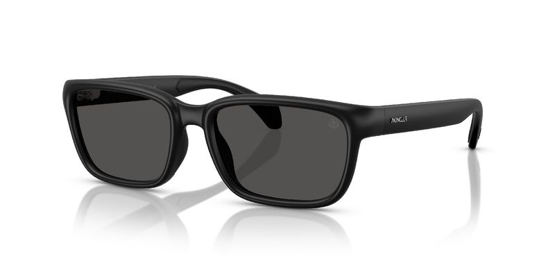 Lunettes de soleil Moncler Carré 0ME8002 Noir pour Homme-Femme