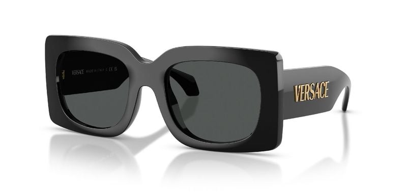Versace Quadratisch Sonnenbrillen 0VE4496U Schwarz für Damen