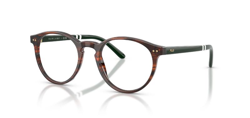 Lunettes de vue Polo Ralph Lauren Ronde 0PH2297 Marron pour Homme