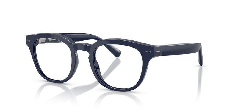 Nuance Rund Brillen 0AW5002/PANTHOS 48/OPT Blau für Damen/Herren