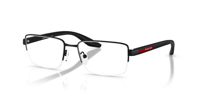 Lunettes de vue Prada Linea Rossa Carré 0PS 51SV Noir pour Homme