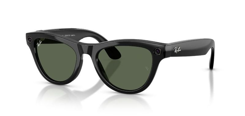 Ray-Ban Wearables Schmetterling Sonnenbrillen 0RW4014 Schwarz für Damen/Herren