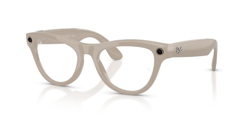 Ray-Ban Meta Cat Eye Sunglasses 0RW4014 Grey for Unisex