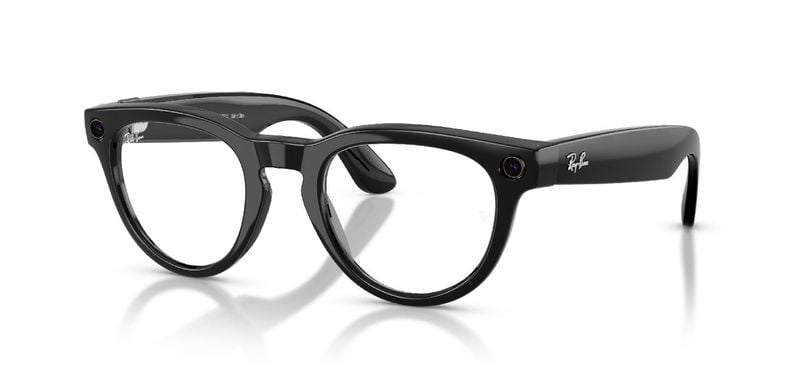 Ray-Ban Meta Rund Sonnenbrillen 0RW4013 Schwarz für Damen/Herren