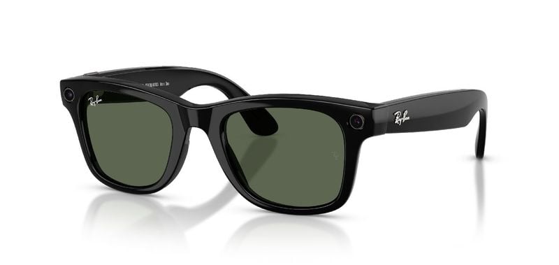 Ray-Ban Meta Quadratisch Sonnenbrillen 0RW4012 Schwarz für Damen/Herren