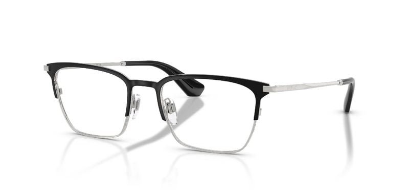 Lunettes de vue Burberry Rectangle 0BE1401 Argenté pour Homme