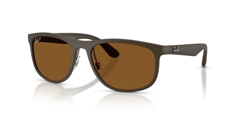 Ray-Ban Quadratisch Sonnenbrillen 0RB4468 Beige für Damen/Herren