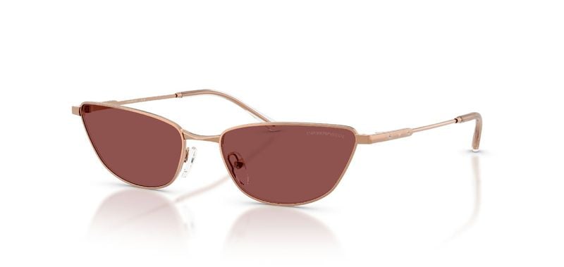 Lunettes de soleil Emporio Armani Papillon 0EA2174B Rose pour Femme