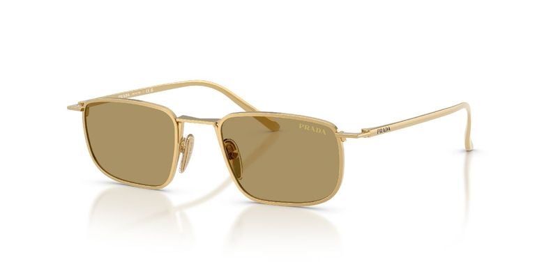 Prada Quadratisch Sonnenbrillen 0PR D52S Gold für Herren
