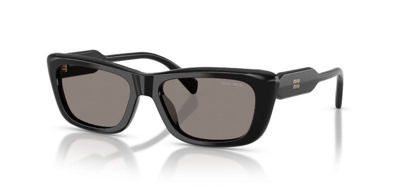 Lunettes de soleil Miu Miu Rectangle 0MU B12S Noir pour Femme