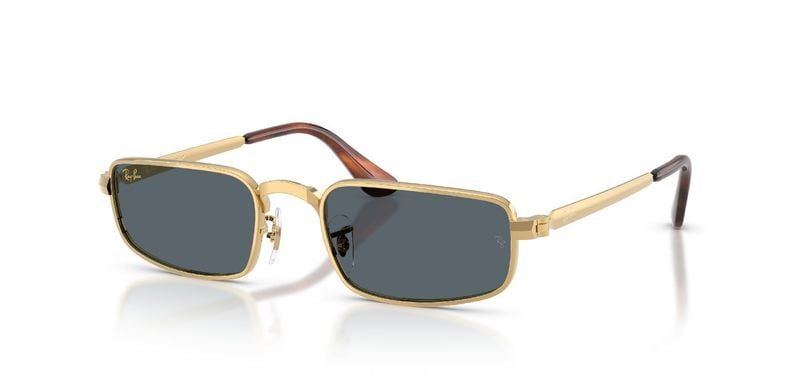 Ray-Ban Quadratisch Sonnenbrillen 0RB3927 Gold für Damen/Herren