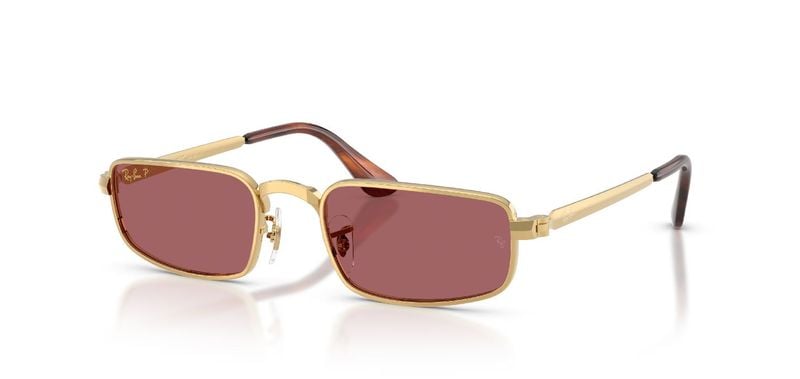 Ray-Ban Quadratisch Sonnenbrillen 0RB3927 Gold für Damen/Herren