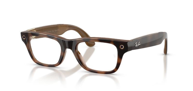 Ray-Ban Meta Rechteckig Brillen 0RW7001 / BLAYZER OPTICS Havana für Damen/Herren