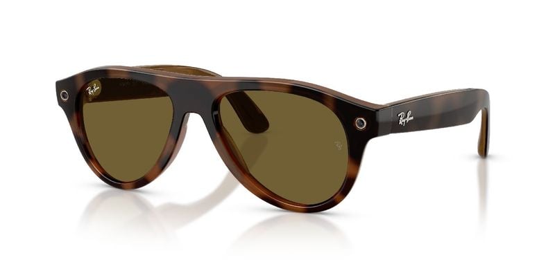Ray-Ban Meta Aviator Sonnenbrillen 0RW4016/AVIATOR/SUN Havana für Damen/Herren