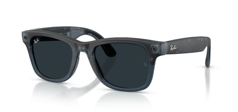Ray-Ban Meta Quadratisch Sonnenbrillen 0RW4011/WAYFARER L/TRS Blau für Damen/Herren