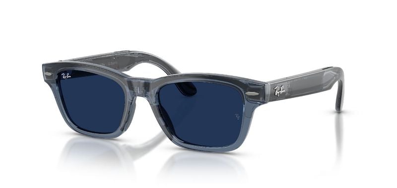 Ray-Ban Meta Quadratisch Sonnenbrillen 0RW7005/BURBANK L/TRS Blau für Damen/Herren