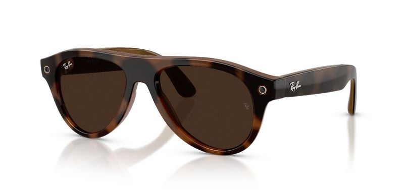 Ray-Ban Meta Aviator Sonnenbrillen 0RW4016/AVIATOR/TRS Havana für Damen/Herren