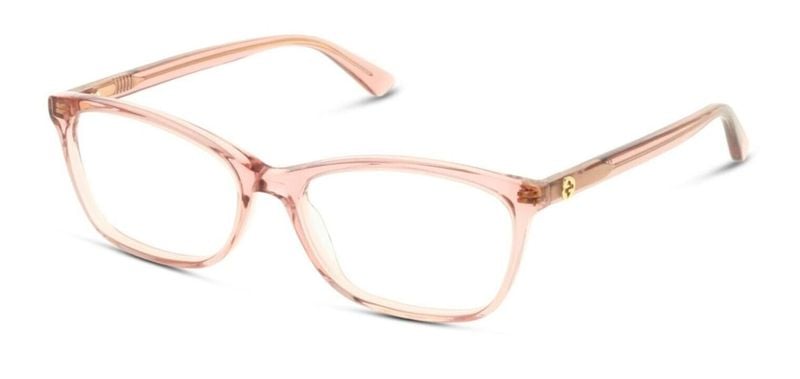 Gucci Schmetterling Brillen GG0613O Rosa für Dame