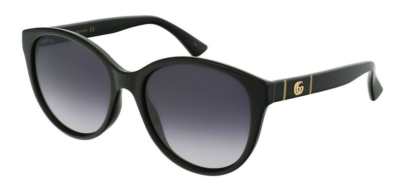 Gucci Schmetterling Sonnenbrillen GG0631S Schwarz für Dame