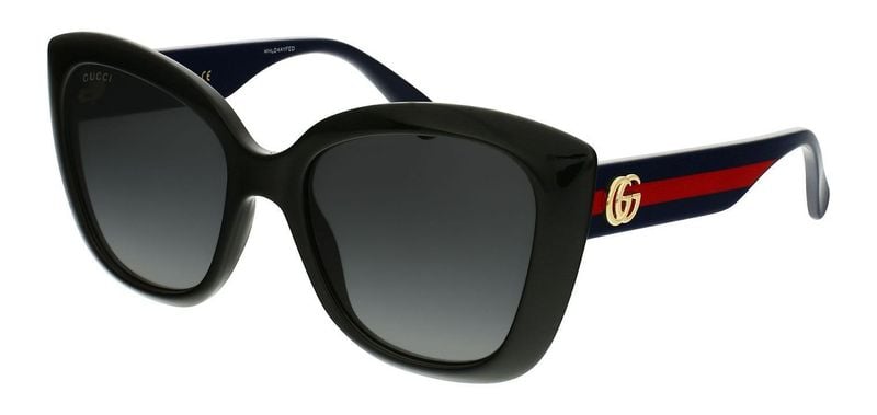 Gucci Schmetterling Sonnenbrillen GG0860S Schwarz für Dame