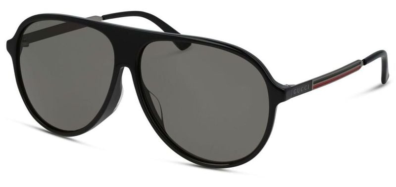 Gucci Aviator Sonnenbrillen GG0829SA Schwarz für Herren