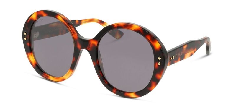 Lunettes de soleil Gucci Ronde GG1081S Ecaille pour Femme
