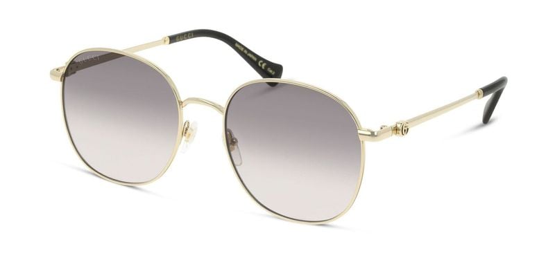 Lunettes de soleil Gucci Ronde GG1142S Doré pour Femme