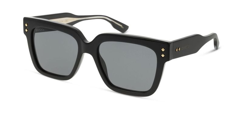 Lunettes de soleil Gucci Rectangle GG1084S Noir pour Homme