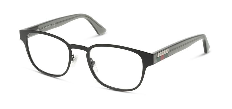 Lunettes de vue Gucci Rectangle GG1118O Noir pour Homme