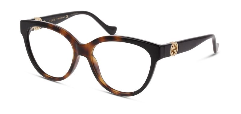 Gucci Schmetterling Brillen GG1024O Havana für Dame