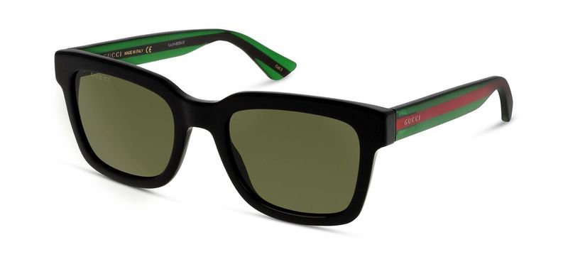 Gucci Rectangle Sunglasses GG0001SN Black for Man