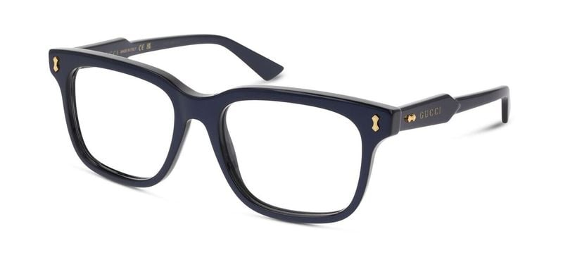 Lunettes de vue Gucci Rectangle GG1265O Bleu pour Homme