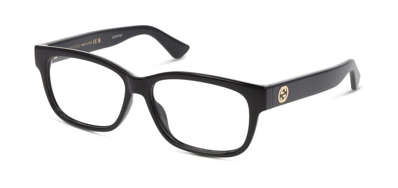 Gucci Rectangle Eyeglasses GG1341O Black for Woman