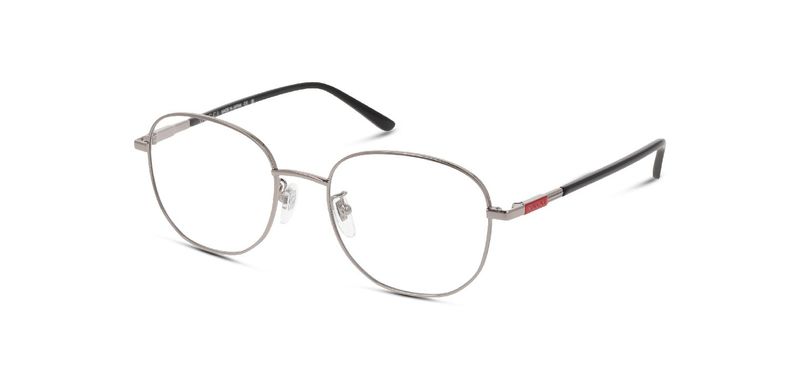 Lunettes de vue Gucci Ronde GG1352O Gris pour Homme