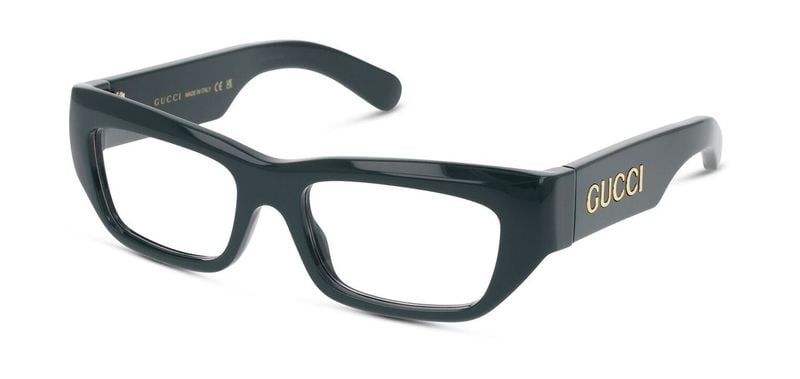 Lunettes de vue Gucci Rectangle GG1297O Vert pour Homme