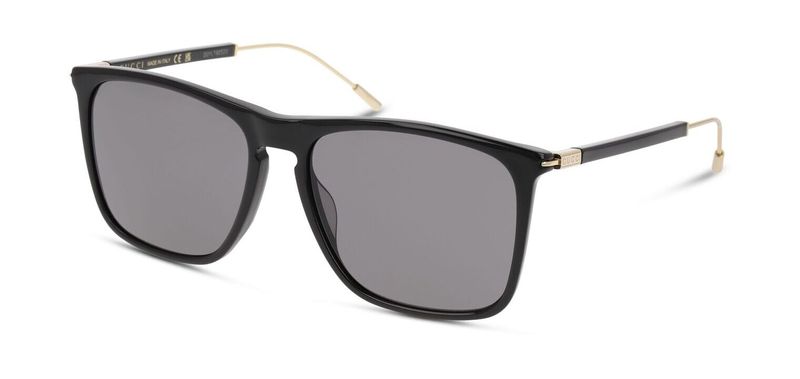 Lunettes de soleil Gucci Rectangle GG1269S Noir pour Homme