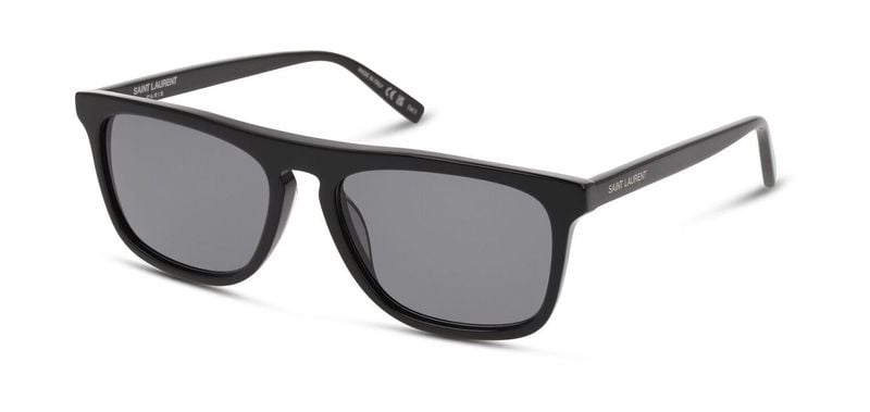 Saint Laurent Rechteckig Sonnenbrillen SL 586 Schwarz für Herren