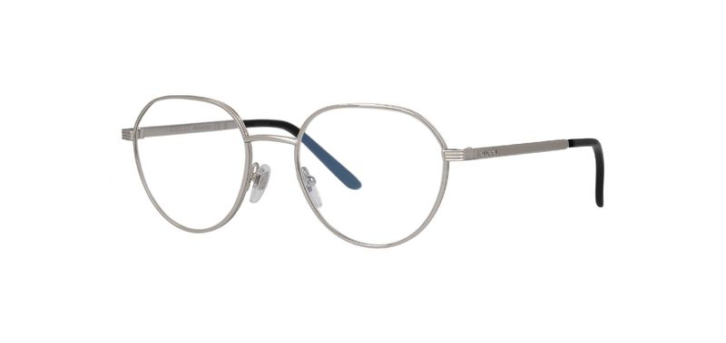 Gucci Round Eyeglasses GG1458O Silver for Man