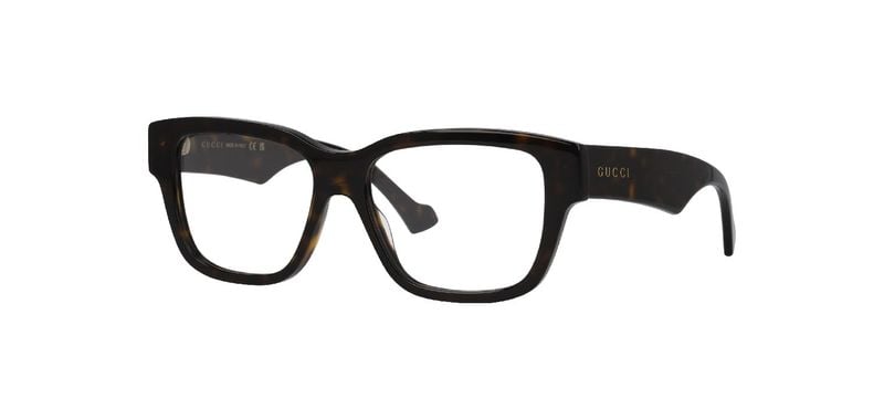 Gucci Rectangle Eyeglasses GG1428O Tortoise shell for Man