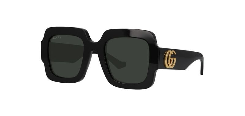 Gucci Rechteckig Sonnenbrillen GG1547S Schwarz für Damen