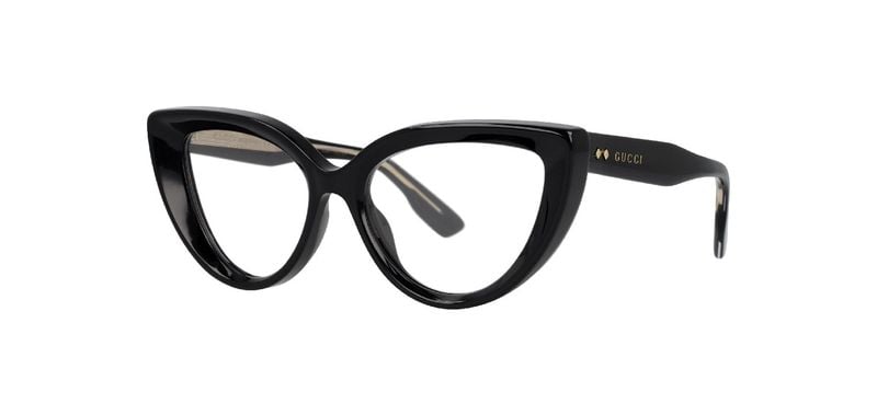 Gucci Schmetterling Brillen GG1530O Schwarz für Damen