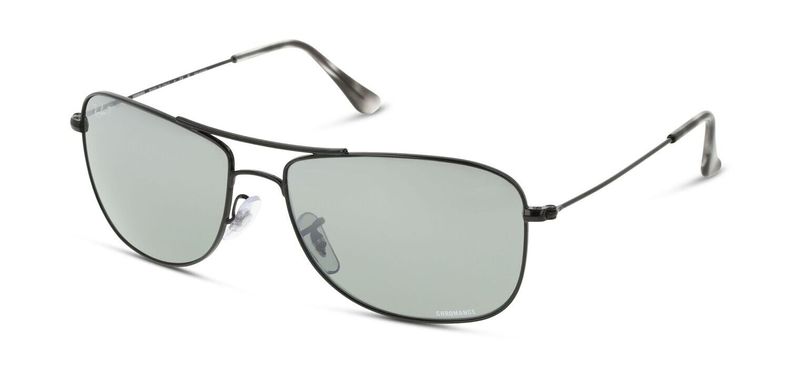 Ray-Ban Rectangle Sunglasses 0RB3543 Black for Unisex