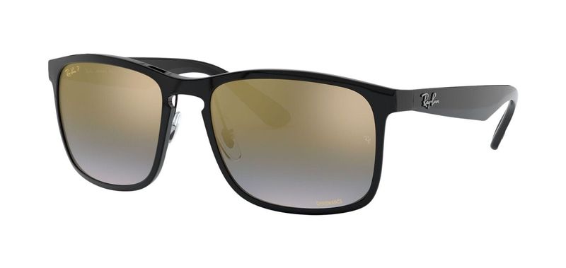 Ray-Ban Rectangle Sunglasses 0RB4264 Black for Man