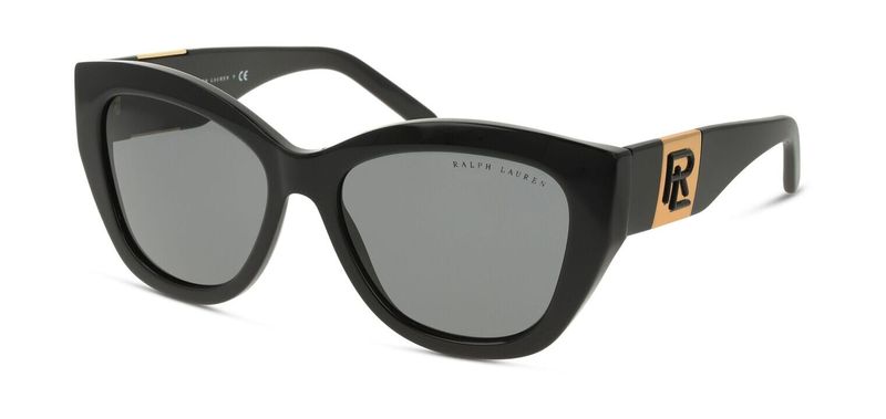 Ralph Lauren Rectangle Sunglasses 0RL8175 Black for Woman
