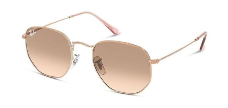 Ray-Ban Oval Sonnenbrillen RB3548N Gold für Damen/Herren