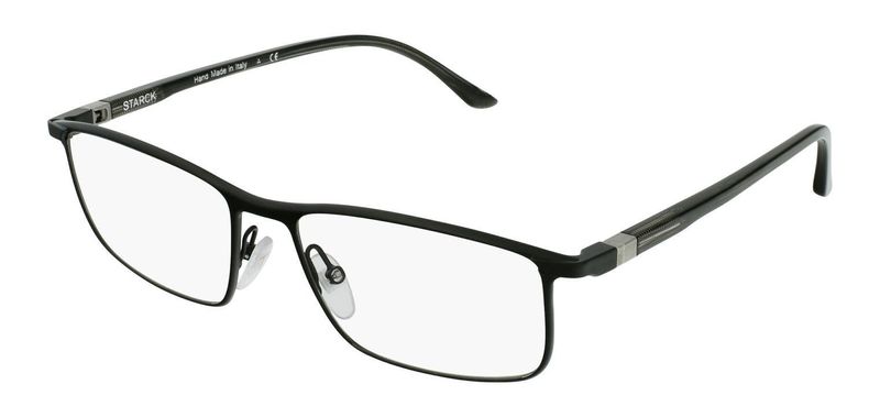 Lunettes de vue Philippe Starck Rectangle 0SH2047 Noir mat pour Homme