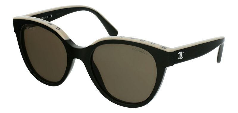 Lunettes de soleil Chanel Papillon CH5414 Noir pour Femme