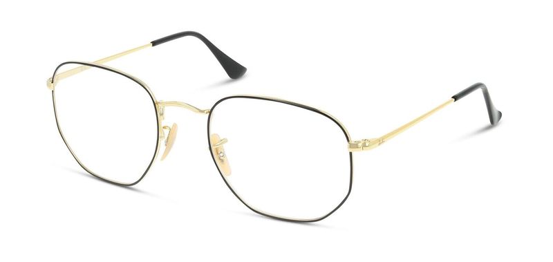 Ray-Ban Rectangle Eyeglasses 0RX6448 Black for Unisex